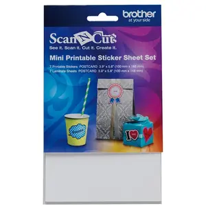 Brother ScanNCut - Feuilles pour mini-autocollants imprimablesVendu parscrapmalin