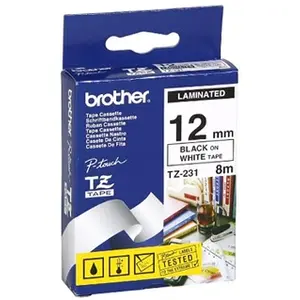 TZ231 Ruban de 8 mètres pour Brother P-Touch pas cher