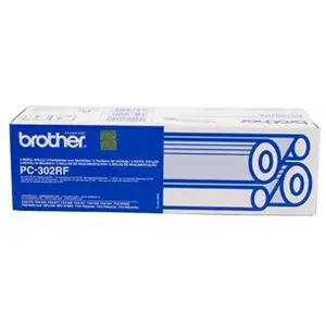 Comparateur de prix : Rouleau de transfert - BROTHER - PC-302RF - Noir - 235 pages - Pack de 2