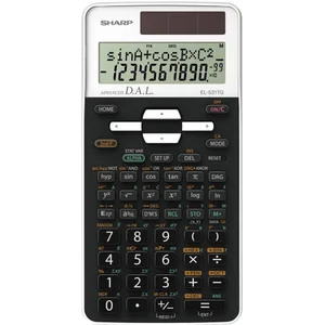 SHBNL Sharp Schulrechner EL-531TG blanc écran (Stellen): 10solarbetrieben, batteriebetrieben (B x H x T)