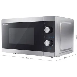 SHARP YC-MS01ES - Four micro-ondes monofonction 20l - puissance 800w