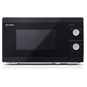 Sharp Micro-ondes + Gril YC-MS01E-B 20L 800W 50Hz Acier Inoxydable Verre Noir pas cher