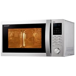 Comparateur de prix : Four à micro-ondes gril inox sharp r722stw - 25l - 1000w UBD-R722STW