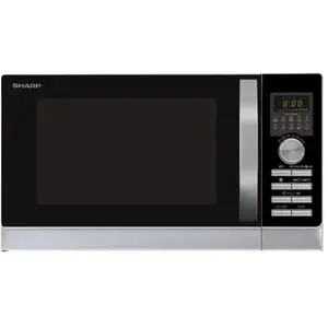 Sharp Home Appliances R-843INW - Four micro-ondes combiné - grill - 25 litres - 900 Watt - argent pas cher