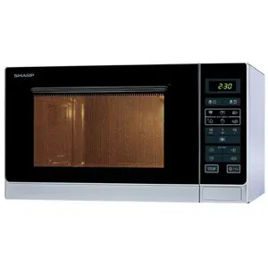 Sharp Home Appliances R-342(IN)W - Four micro-ondes monofonction - 25 litres - 900 Watt - argent pas cher