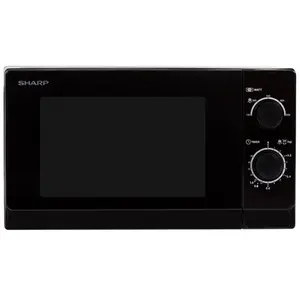 Sharp Home Appliances R-200BKW - Four micro-ondes monofonction - 20 litres - 800 Watt - noir pas cher