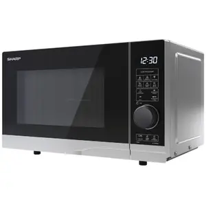Micro-ondes + Gril Sharp YC-PG204AE-S 700 W Argent pas cher