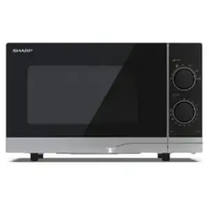Micro-onde mono-fonction Sharp YC-PS201AE-S 20 L 700 W Noir et Argent pas cher