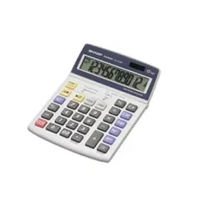 Comparateur de prix : SHARP calculatrice de bureau EL-2125C alimentation solaire ()