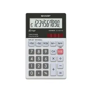 Comparateur de prix : Sharp EL-W211G calculatrice Poche Calculatrice financière Gris