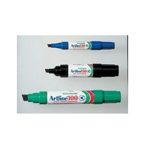 Comparateur de prix : Marqueur Artline 100 pointe feutre acrylique biseautée 7,5/12mm noir