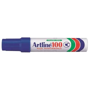 Comparateur de prix : Marqueur Artline 100 pointe feutre acrylique biseautée 7,5/12mm bleu