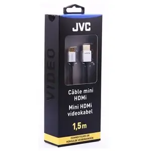 Cable video Jvc Mini HDMI 1,5M connecteur OR pas cher