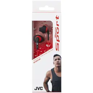 Comparateur de prix : JVC HA-EN10-E Écouteurs Gumy Sport Intra-Auriculaires - Noir/Rouge