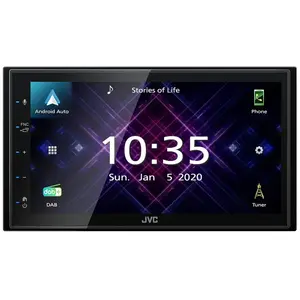 Comparateur de prix : JVC Autoradio tactile 6,8" 2DIN DAB+/USB/Bluetooth KW-M565DBT