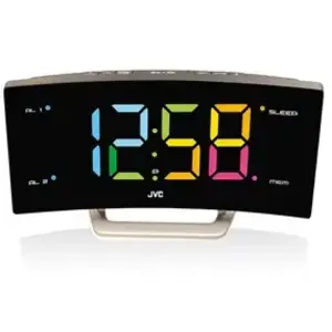 Comparateur de prix : Radio-réveil JVC RA-F324B Argent