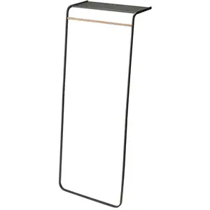 Comparateur de prix : Yamazaki Calicosy - Porte-manteau incliné avec étagère H160 cm - TOWER - Noir TU