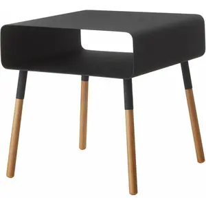Comparateur de prix : Yamazaki - Table de chevet moderne en métal et bois