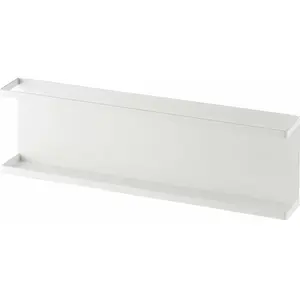 Comparateur de prix : YAMAZAKI 5476 TOWER Wall Mounted Rack, white, Steel, 60 x 8.5 x 18 cm