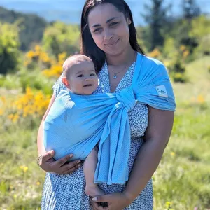 Comparateur de prix : Porte-bébé Sling SUKKIRI Bleu ciel