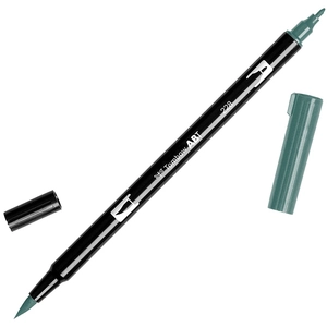 Feutre ABT Dual Brush Pen de Tombow (vendu à l'unité) - Nuancier ABT dual:228 graygreen pas cher