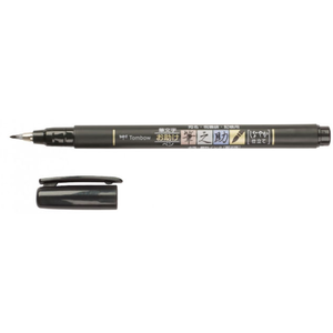 Comparateur de prix : Tombow Fudenosuke Calligraphie Pinceau Stylo Encre Noire, lot de 2