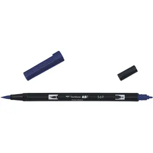Comparateur de prix : Tombow Dual BRUSH-569 Stylo double pointe pinceau couleur jet bleu