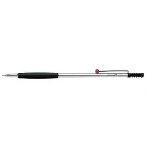 Tombow 707 delux stylo corps noir chromé agrafe à bout rouge sh-zsds