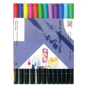 ARTEMIO Feutres Vifs Aquarelle - ZIG Art & Graphic Twin pas cher