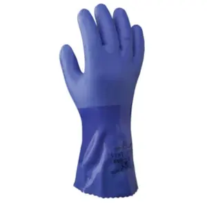 SHOWA 660, Enduction de PVC, Chimique, Bleu, 8/M pas cher