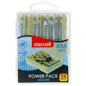 Maxell AR0395 - MAXELL - Pack de 24 Piles LR3 Boite Plastique - 790268