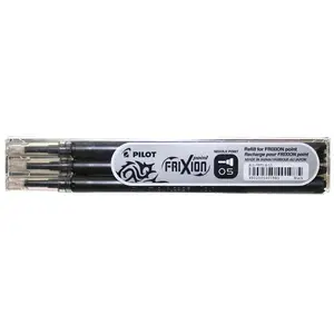 Comparateur de prix : Set de 3 recharges Pilot FriXion Point Pointe fine Noir