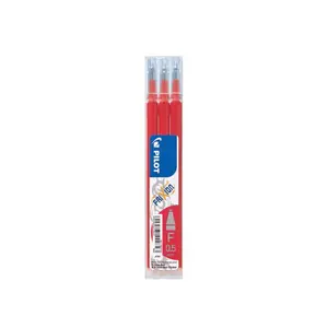 Comparateur de prix : PILOT Lot de 6 Sets de 3 Recharges friXion Ball Clicker (BLS-FR5) Rouge