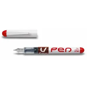 Comparateur de prix : Stylo plume jetable - PILOT - VPEN - Rouge - Effaçable - Encre liquide