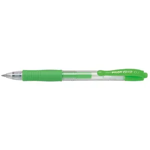 Stylo roller à encre gel Pilot Pen G2 Vert Néon pas cher