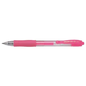 Comparateur de prix : Stylo roller à encre gel Pilot Pen G2 Néon Rose