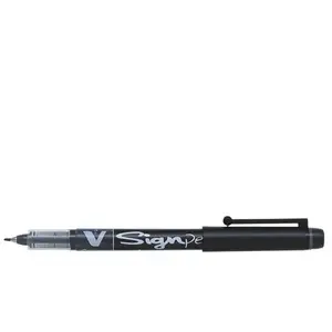 Comparateur de prix : Feutre - PILOT - V-SIGN PEN - Noir - Pointe fine 0,6 mm - Encre liquide