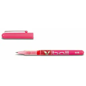 Comparateur de prix : PILOT Lot de 3 Stylos roller V Ball VB5 Encre liquide Pte métal Fine Rose
