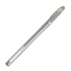 Pilot Pilot Stylo À Bille Pointe Moyenne Encre Gel Argent Corps Plastique À Capuchon G1 07 pas cher