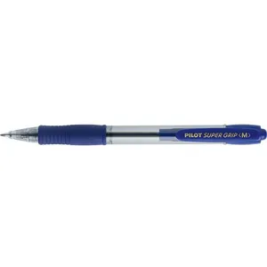 Comparateur de prix : PILOT Stylo à bille rétractable SUPER GRIP M, bleu