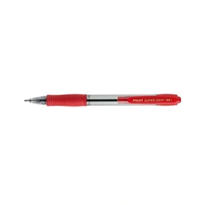 Comparateur de prix : PILOT Stylo à bille rétractable SUPER GRIP M, rouge