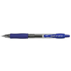 Comparateur de prix : Stylo bille PILOT G2 rétractable bleu