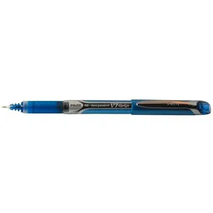 Comparateur de prix : PILOT Lot de 12 Stylos roller à encre Hi-Tecpoint V7 Grip Pte Moyenne Bleu