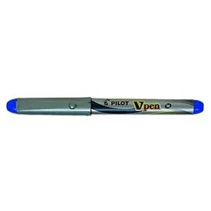 Comparateur de prix : Stylo plume jetable PILOT V-Pen pro - Bleu - Plume Moyenne - Non Rechargeable