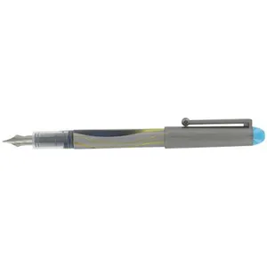 Comparateur de prix : Pilot VPen Stylo plume jetable Corps argent Pointe 0,58 mm Bleu clair