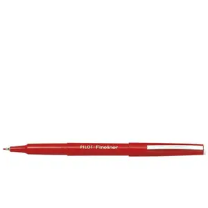 Comparateur de prix : PILOT Lot de 12 Feutres extra fin Fineliner extra fin 0,4 mm rouge