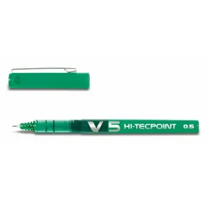 Stylo Roller Encre liquide Pilot HiTecpoint V5 Vert pointe fine pas cher
