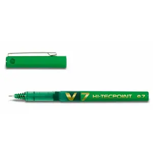 Comparateur de prix : Stylo Roller Encre liquide Pilot HiTecpoint V7 Vert pointe moyenne