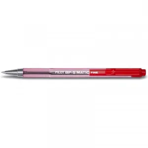 Stylo bille BP-S pointe fine 0.3mm rouge Pilot pas cher