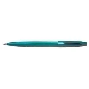 Pentel Lot de 12 S520 Sign Pen Stylo feutre à Pointe fibre fine Vert